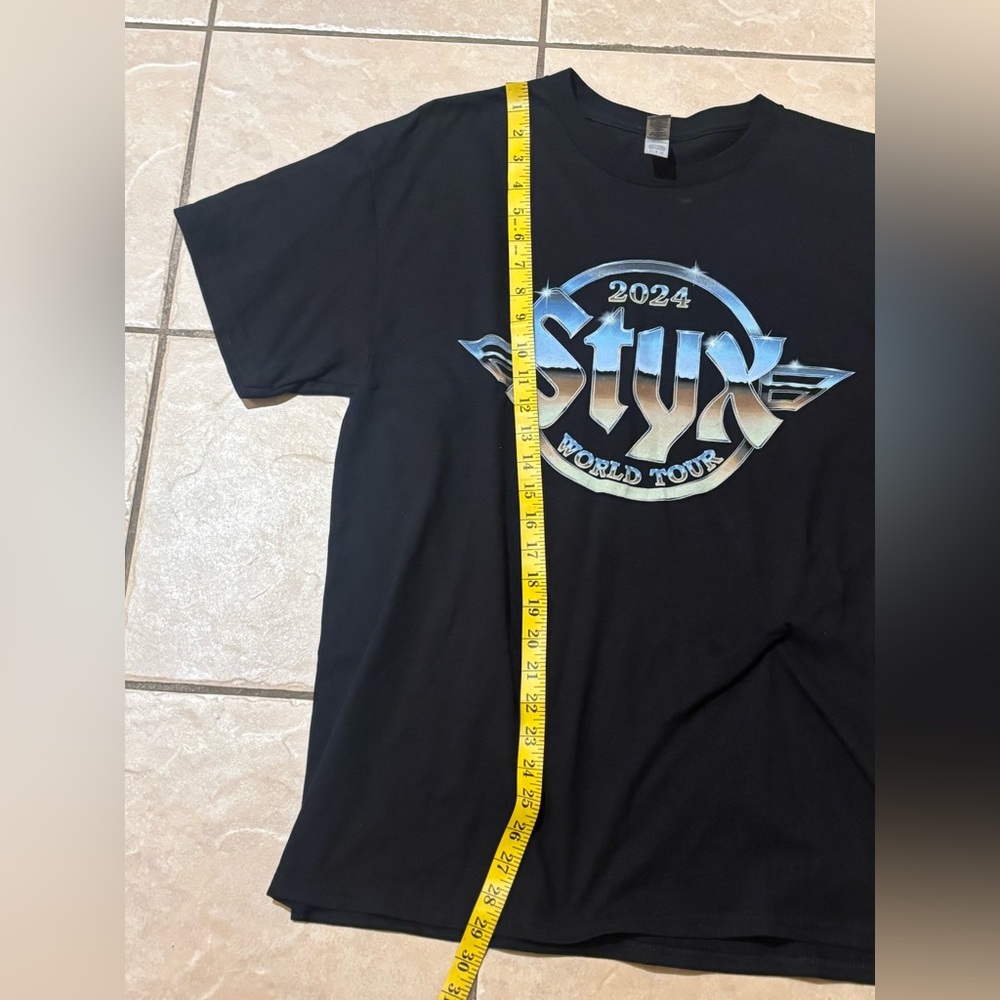 Styx Black Graphic T-Shirt - Picture 5 of 5